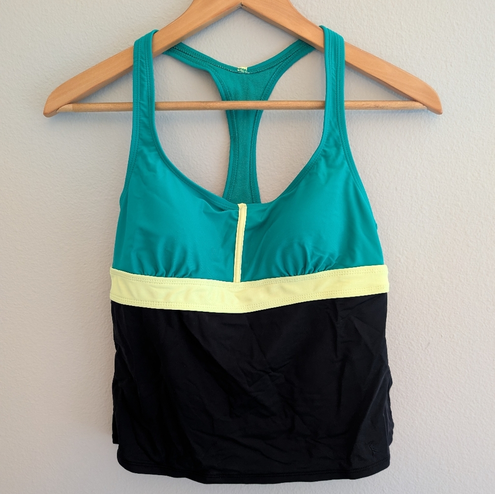 Danskin Tankini Swim Top Size M